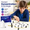 Magnetisches Strategiespiel für Kinder und Erwachsene – Gesellschaftsspiel mit starken Magneten – Denkspiel & Geschicklichkeitsspiel – Familienspiel