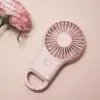 Mini Handventilator Pastellrosa – kompakt, leicht & ideal für unterwegs