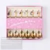 6-teiliges goldenes Weihnachtslöffel-Set – Kaffeelöffel mit Weihnachtsanhängern aus Edelstahl (13,5 cm)