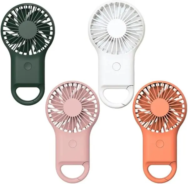 Mini Handventilator Pastellrosa – kompakt, leicht & ideal für unterwegs