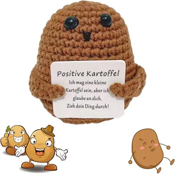 Positive Kartoffel gehäkelt – kleiner Mutmacher