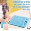Magnetische Zeichentafel für Kinder mit Stahlkugeln & Magnetstift – Lernspielzeug zum Schreiben, Malen und Üben