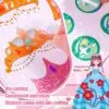 Prinzessinnen Make-Up Spielset für Kinder – Kreatives Schmink- & Bastelset mit Glitzer, Stickern & Diamanten (ab 3 Jahren)