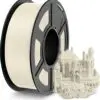 SUNLU 3D Drucker Filament ABS 1,75 mm Cremeweiß/White, 1 kg Spule, Toleranz ±0,02 mm, 3D Printer Filament für FDM 3D Drucker