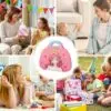 Prinzessinnen Make-Up Spielset für Kinder – Kreatives Schmink- & Bastelset mit Glitzer, Stickern & Diamanten (ab 3 Jahren)