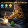 LED Katzenlampe Nachtlicht – süße Kinderlampe mit warmweißem Licht & Farbwechsel