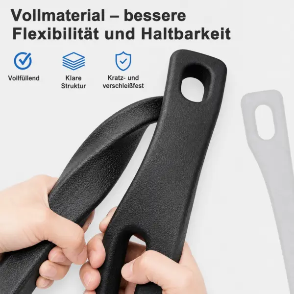 Autolückenfüller 2er-Set – Sitzspaltfüller mit Öffnung für Gurtschloss – für Fahrer- und Beifahrerseite, Schwarz