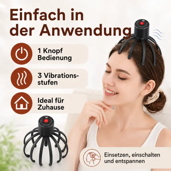 ChatGPT Image 10. Juli 2026, 13_12_21 - Kopie Elektrisches Oktopus-Kopfmassagegerät – entspannende Kopfhautmassage für Zuhause