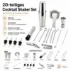 20-teiliges Cocktail Shaker Set – deine eigene Bar für zu Hause