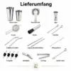 20-teiliges Cocktail Shaker Set – deine eigene Bar für zu Hause
