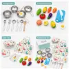 Kinder-Küchenset mit Kochzubehör & Aufbewahrungsbox – umfangreiches Rollenspiel-Set mit Töpfen, Pfanne, Spielgemüse & Kochkleidung