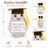 Positive Kartoffel mit Abschlussmütze – kleines Motivationsgeschenk für Schüler, Abiturienten & Studenten