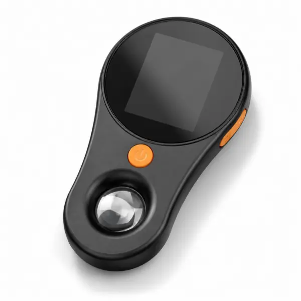 Digitales Handmikroskop 500x mit 2" IPS-Display – Kinder und Erwachsene Mikroskop mit 8 LED, 1080P Foto & Video, USB-C, tragbares Mini-Mikroskop