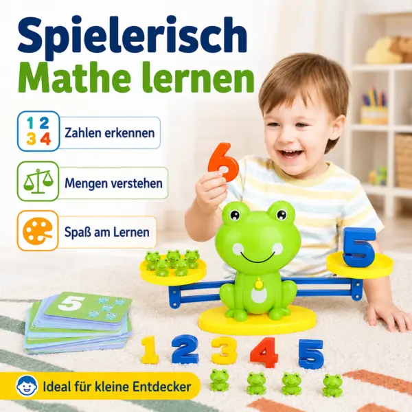 Frosch-Lernwaage – spielerisch Zahlen, Mengen & Rechnen entdecken
