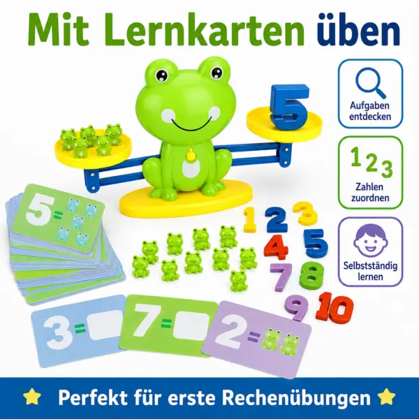 Frosch-Lernwaage – spielerisch Zahlen, Mengen & Rechnen entdecken