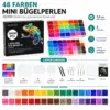 28.000 kleine bunte Bügelperlen mit Zubehör für viel Geduld und Kreativität