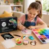 28.000 kleine bunte Bügelperlen mit Zubehör für viel Geduld und Kreativität
