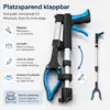 ChatGPT Image 6. Aug. 2026, 19_56_19 Klappbare Greifzange 90 cm – Greifhilfe mit ergonomischem Griff, gepolsterter Greifkralle und Aluminiumstange – platzsparend auf 30 cm faltbar