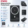 Magnetische Powerbank mit kabellosem Laden 10000 mAh  bis 15 W und USB-C PD Schnellladefunktion bis 20 W
