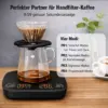 Digitale Kaffeewaage mit Timer – 0,1 g Präzision, USB-aufladbar, Tara-Funktion, LED-Display Digitale Kaffeewaage mit Timer – 0,1 g Präzision, USB-aufladbar, Tara-Funktion, LED-Display, 0,1–2000 g, schwarz