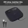 Digitale Kaffeewaage mit Timer USB-aufladbar, Tara-Funktion, LED-Display, 0,1–2000 g, schwarz Digitale Kaffeewaage mit Timer – 0,1 g Präzision, USB-aufladbar, Tara-Funktion, LED-Display, 0,1–2000 g, schwarz