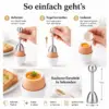 Eierköpfer Edelstahl – praktischer Eieröffner für perfekt servierte Frühstückseier
