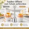 Eierköpfer Edelstahl – praktischer Eieröffner für perfekt servierte Frühstückseier