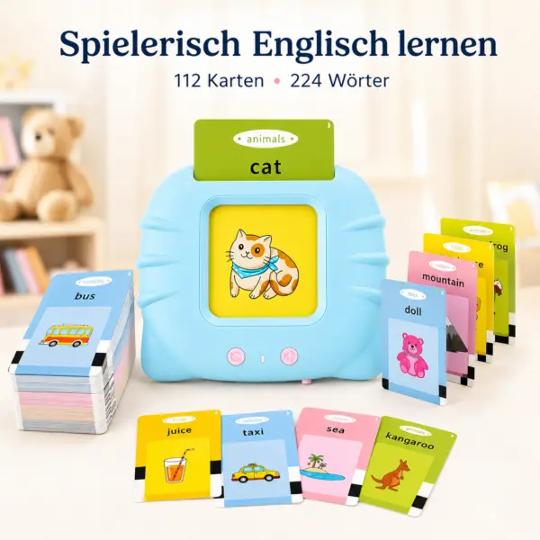 Englisch Lernkarten für Kinder mit Sprachgerät