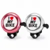 Fahrradklingeln rosa und silber
