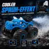 Ferngesteuertes Stunt-Auto mit Sprühfunktion & LED-Licht – 2.4 GHz RC Monstertruck, 360° Drehung, Allrad-Stuntfahrzeug für Kinder ab 6 Jahren