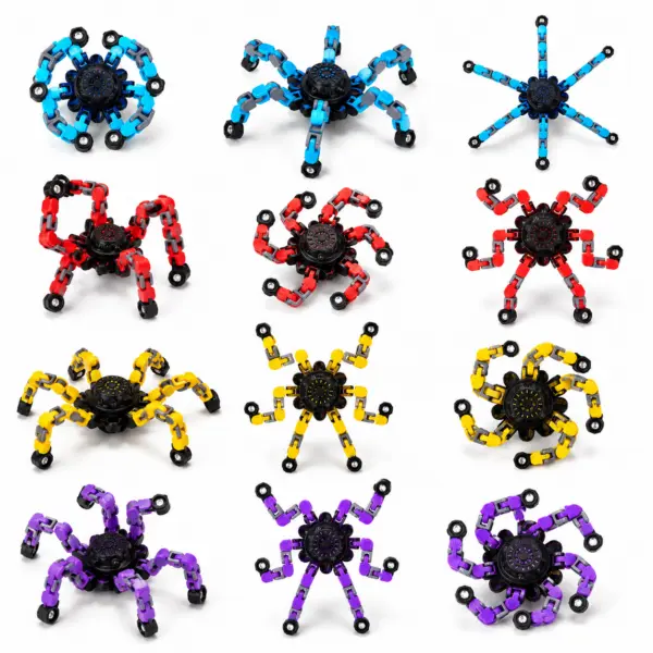 idget Spinner 12er Set für Kinder | 4 Farben & verformbar