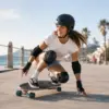 Schutzhelm Größe M – matter Fahrradhelm mit Belüftung, verstellbarem Drehverschluss und gepolstertem Kinnriemen – Fahrrad, E-Scooter und Skateboard