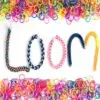 Loom Bands Set 12750-teilig, 26 Farben, inklusive 500 Clips & 6 Häkelnadeln – Kreativset für Armbänder, Ringe und DIY Schmuck