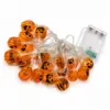 Halloween Lichterkette mit 20 LED Kürbissen – 3 m batteriebetriebene Kürbis-Lichterkette mit warmweißem Licht – Dekoration für Fenster, Tisch und mehr