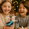 Induktions Hubschrauber mit USB-Ladekabel – Flugspielzeug mit LED-Licht, Indoor & Outdoor Spielzeug für Kinder