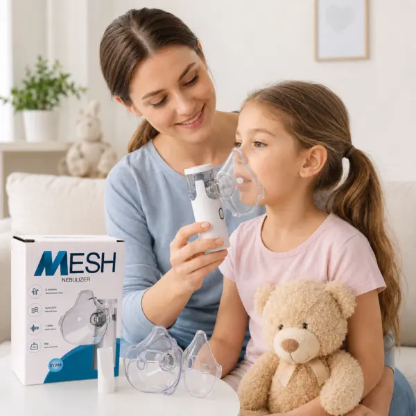 Inhalator für Kinder 1 Tragbarer Mini Inhalator – leise Vernebelung ≤30 dB, ideal für Kinder bei Asthma, Husten, Erkältung, Mini Vernebler für Zuhause und unterwegs