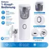 Inhalator für Kinder 3 Tragbarer Mini Inhalator – leise Vernebelung ≤30 dB, ideal für Kinder bei Asthma, Husten, Erkältung, Mini Vernebler für Zuhause und unterwegs