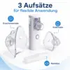 Inhalator für Kinder und Erwachsene Tragbarer Mini Inhalator – leise Vernebelung ≤30 dB, ideal für Kinder bei Asthma, Husten, Erkältung, Mini Vernebler für Zuhause und unterwegs