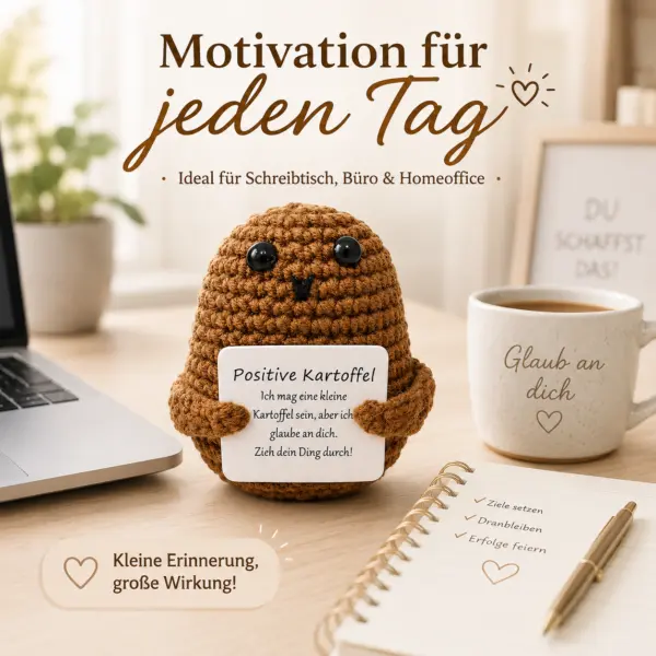 Positive Kartoffel gehäkelt – kleiner Mutmacher
