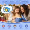 Kinderkamera Einhorn Blau – 20 MP, 1080P HD-Video, 32 GB Speicherkarte, Spiele & Silikonhülle