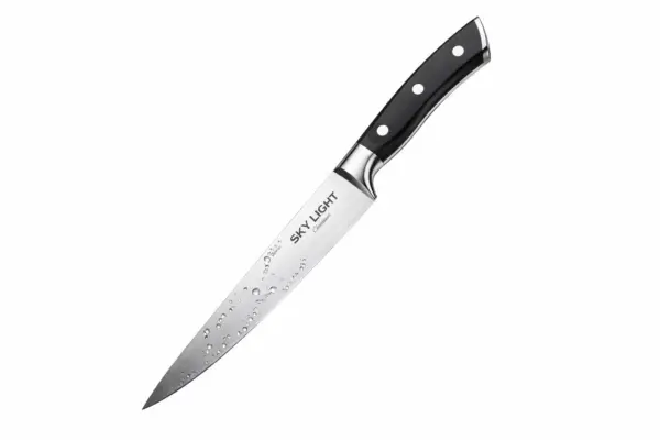 Sky Light Küchenmesser aus Edelstahl – scharfe 15 cm Klinge, ergonomischer Griff, universell für Fleisch, Obst und Gemüse