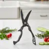 Multifunktionale Küchenschere 25,5 cm – kräftige Geflügelschere für Fleisch, Fisch, Kräuter & Gemüse – Ergonomischer Griff, rutschfest & rostfrei