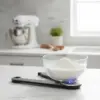 Digitale Küchenwaage klappbar – Präzision bis 5 kg, 1 g-Schritte, Edelstahl, beleuchtetes Display, platzsparend