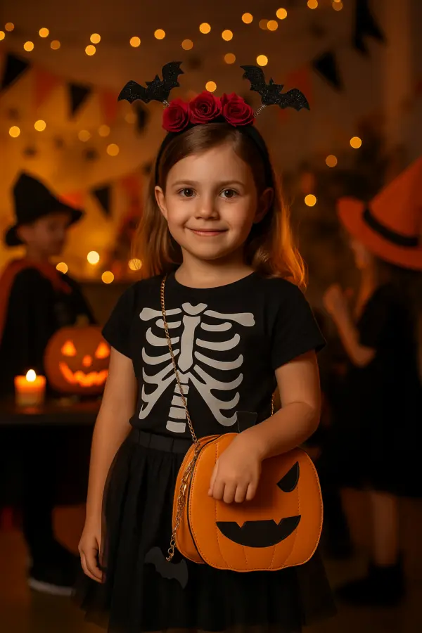 Kürbis Tasche Halloween Kürbis Tasche – stylische Umhängetasche für Damen & Kinder