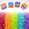 Loom Bands Set 12750-teilig, 26 Farben, inklusive 500 Clips & 6 Häkelnadeln – Kreativset für Armbänder, Ringe und DIY Schmuck