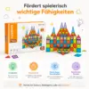 Magnetbausteine Set 82-teilig für Kinder ab 3 Jahren – Magnetische Bauklötze
