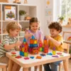 Magnetbausteine Set 82-teilig für Kinder ab 3 Jahren – Magnetische Bauklötze