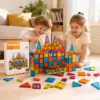 Magnetbausteine Set 82-teilig für Kinder ab 3 Jahren – Magnetische Bauklötze