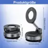 Magnetische Handyhalterung – Starker Saugnapf & 360° Drehung – Universal Smartphone Halter für Auto, Tisch & Zuhause