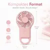 Mini Handventilator Pastellrosa – kompakt, leicht & ideal für unterwegs